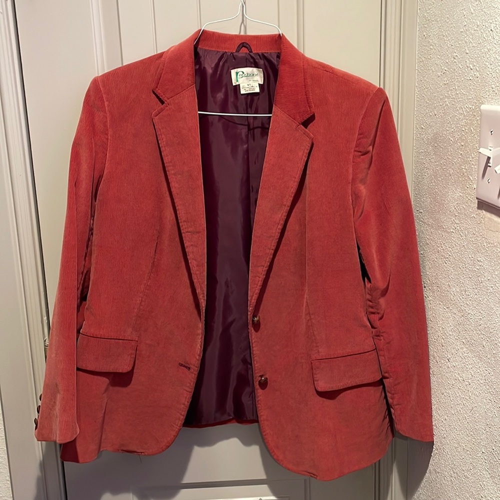 Corduroy blazer